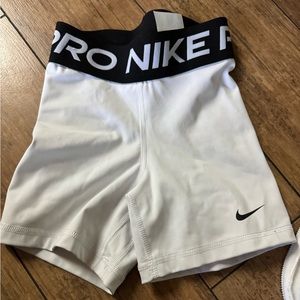 nike pros white